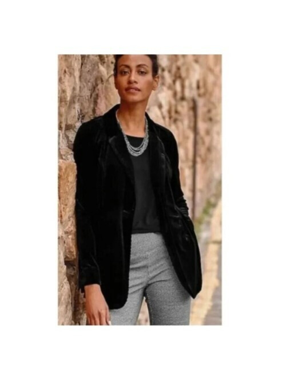 J. Jill Velvet Feel Blazer - Size Small
